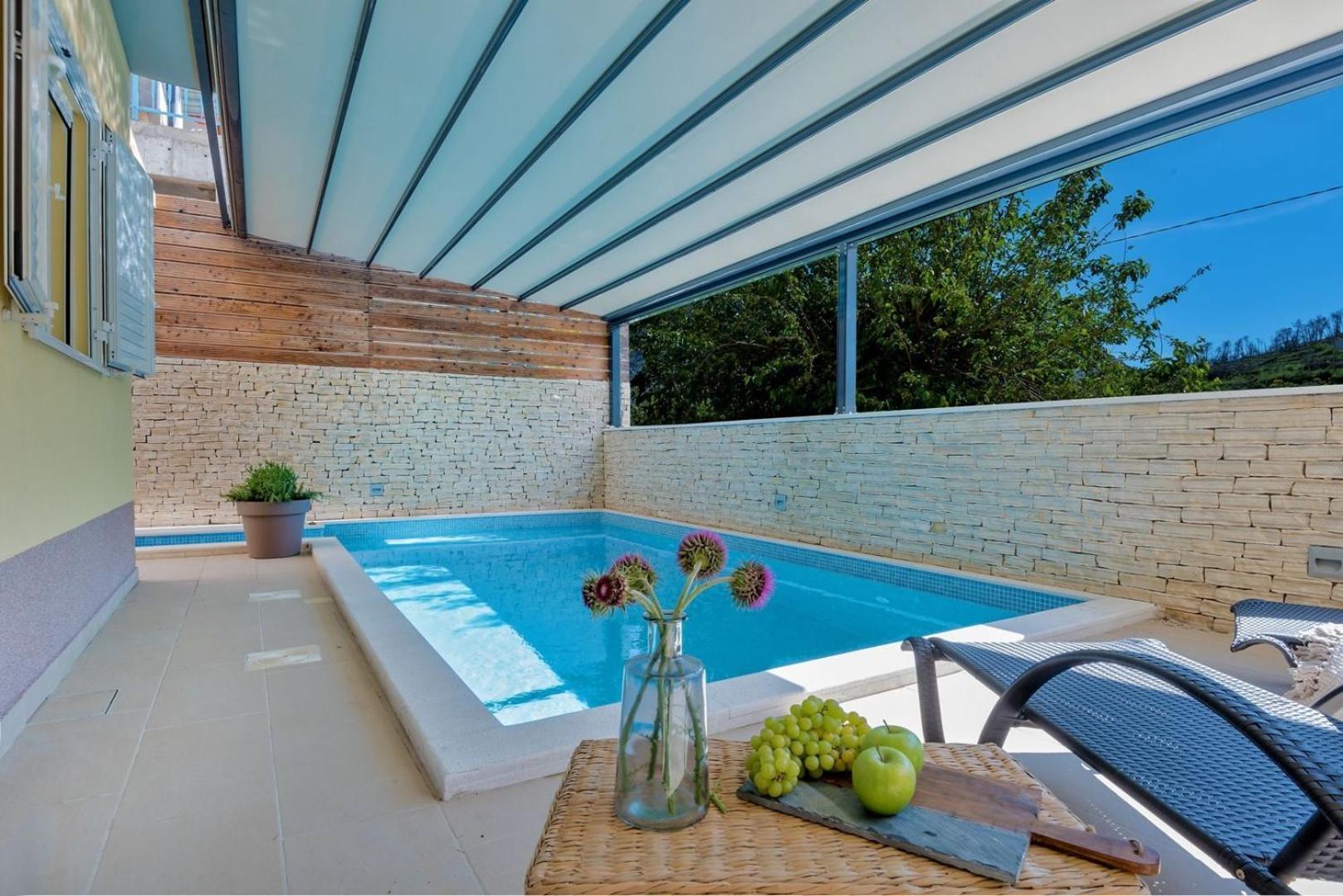 Luxury Villa Lelu With Heated Saltwater Pool, Parking, High Speed Internet, Bbq, Žrnovnica Kültér fotó